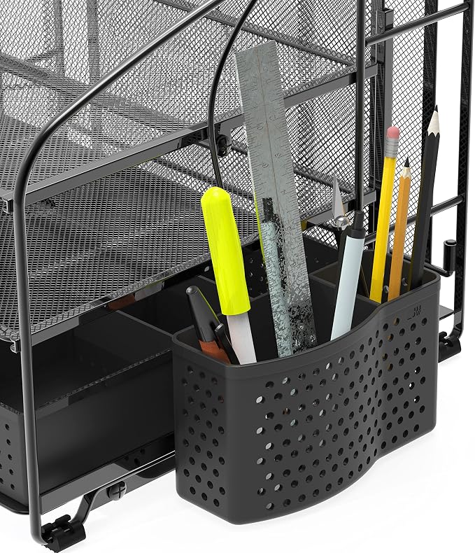 Simple Houseware 3-Tier Desk Organizer - Image 4