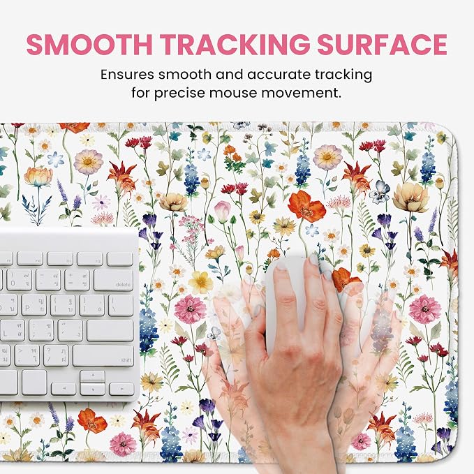 Large Mouse Pad for Desktop, Cute Desk Mat Pad Protector for Work & Gaming - Image 4