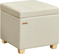 SONGMICS Square Storage Ottoman, Foot Stool Footrest by Unknown