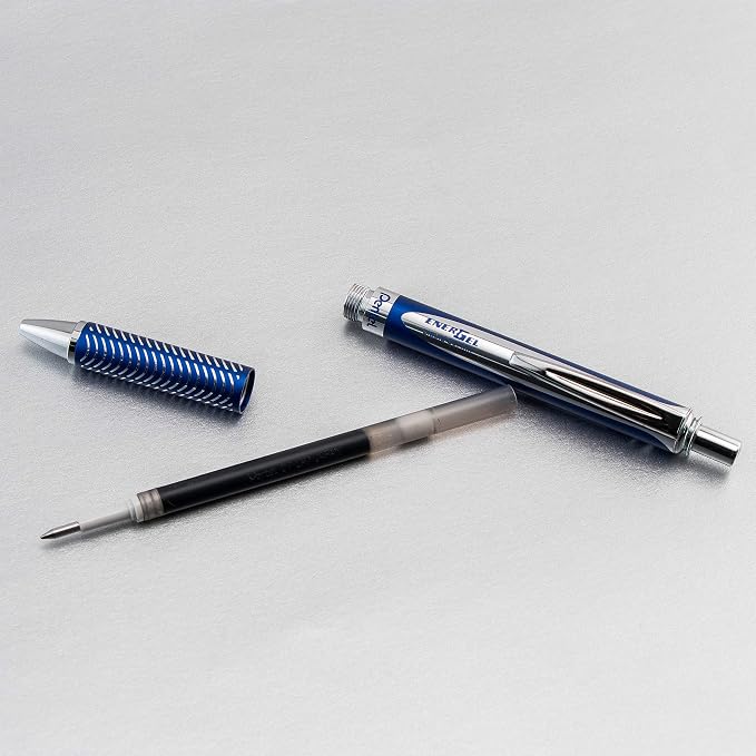 Pentel Energel Alloy Retractable Liquid Gel Pen, Medium Line, 1 Pack - Image 6