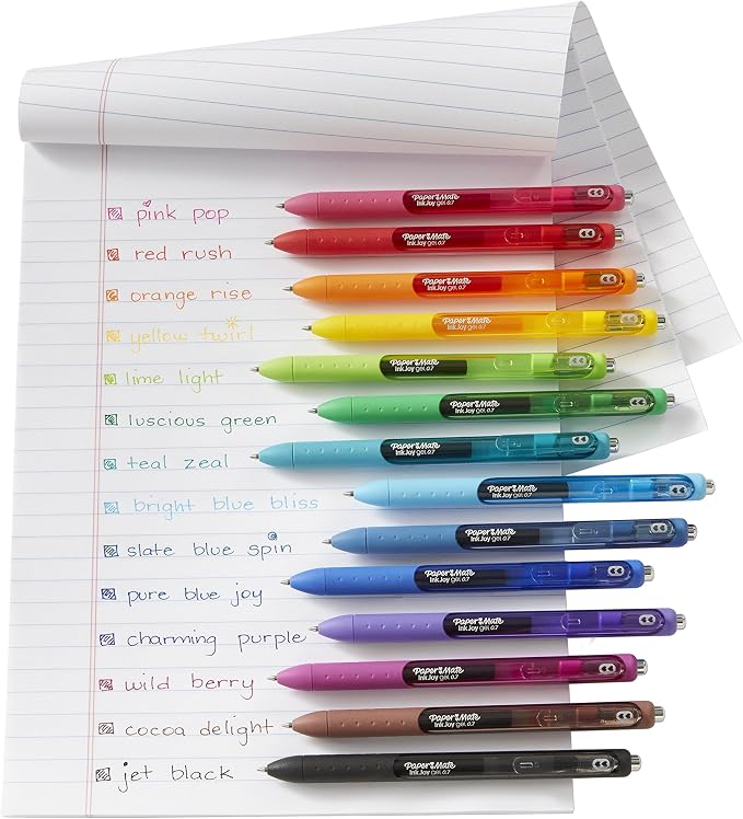 Paper Mate InkJoy Gel Pens, Medium Point, Teacher Essentials, Journaling - Image 53