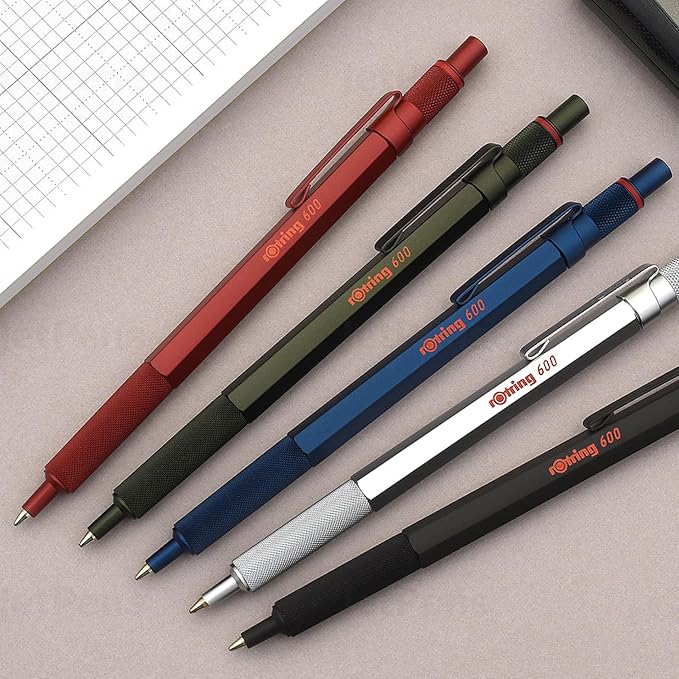 rOtring 600 Ballpoint Pen, Medium Point, Refillable - Image 7