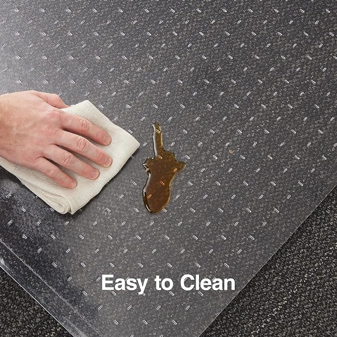 Staples Office Chair Mat, Medium-Pile Carpets, 48 x 36 Inch, Smooth Glide - Image 5