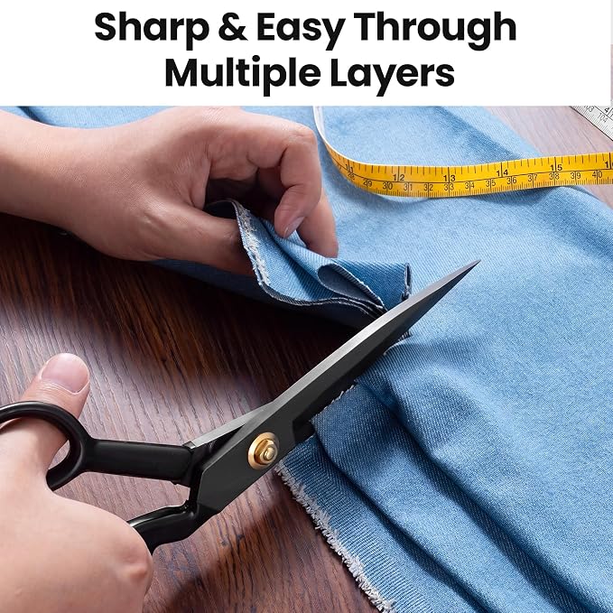 Right-Handed 12 Inch Heavy Duty Tailor Scissors - Image 3