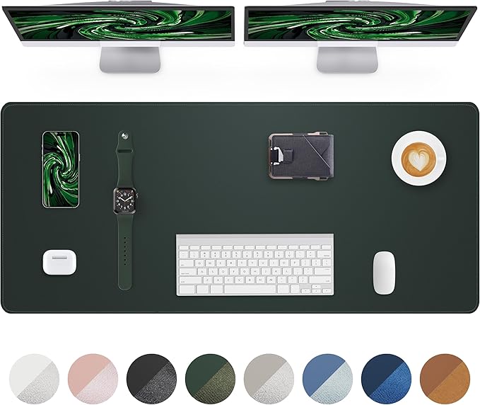 Leather Desk Pad Protector by AFIING