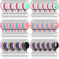 Honoson 30 Pcs Heavy Duty Retractable Badge Reels Batch ID Badge Holder by Honoson