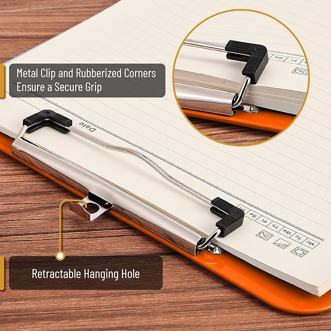 Mr. Pen- Plastic Clipboard, 12.5" x 9", 2 Pack - Image 3