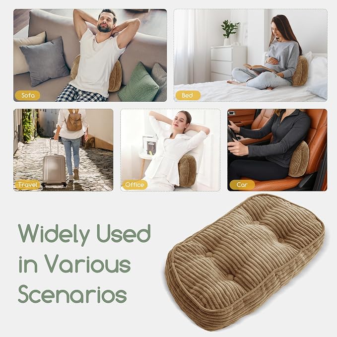 HIGOGOGO Lumbar Support Pillow for Recliner Chair/Accent Chair/Couch/Office - Image 7