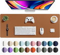 Aothia Faux Leather Desk Mat by AothiaSimpleNaturalUnique