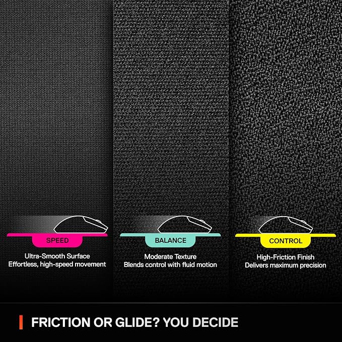 SteelSeries QcK XL Performance Speed Gaming Mousepad — Extra Density - Image 6
