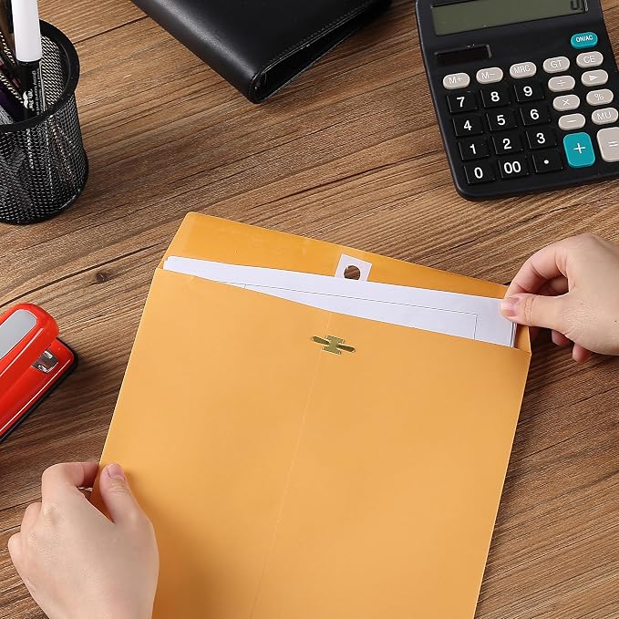 Mr. Pen- Clasp Envelopes, 36 Pack, Letter Size Envelopes, Document Envelope - Image 5