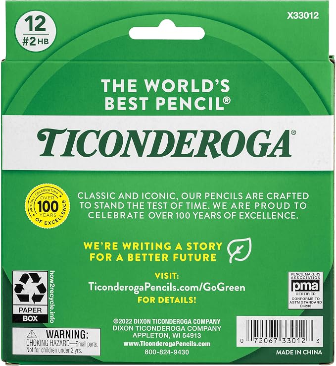 Ticonderoga My First Half-Size Wooden Pencils, Large Triangle-Barrel - Image 2