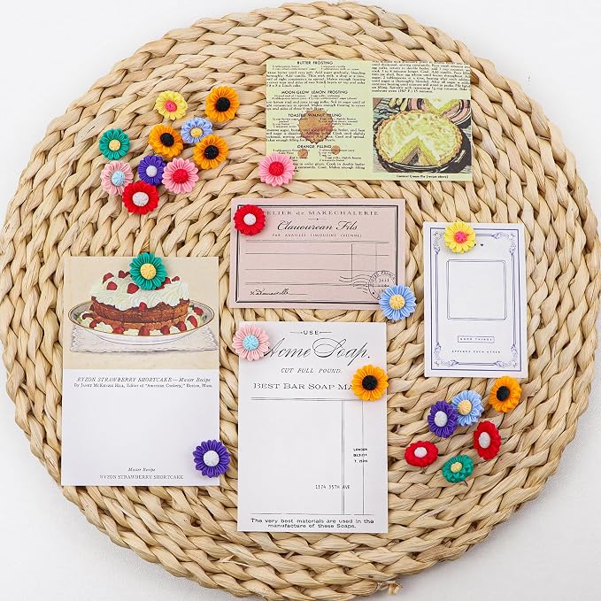 Decorative Cute Push Pins for Bulletin Board, Thumb Tacks, Cork Board Desk Wall - Image 4