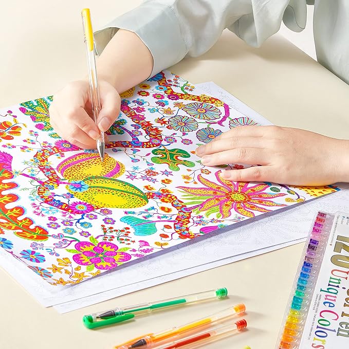 Shuttle Art 120 Unique Colors Gel Pens Gel Pen Set - Image 8