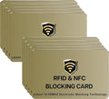 SaiTech IT RFID Blocking Card, 10 Pack Entire Wallet Purse Shield by SaiTechIT