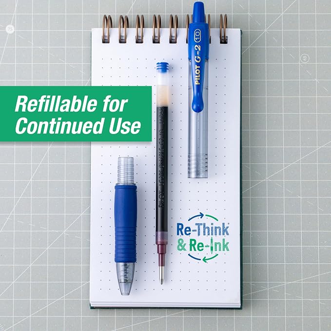Pilot G2 Premium Refillable & Retractable Rolling Ball Gel Pens, Bold Point - Image 5