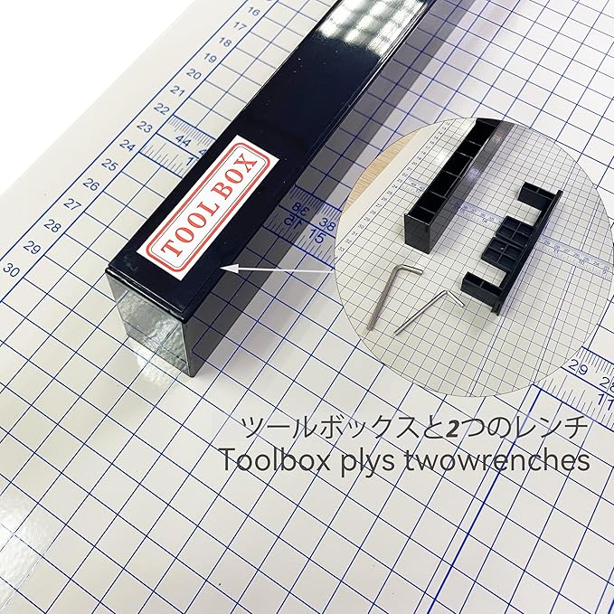 HFS Heavy Duty Guillotine Paper Cutter 400 Sheet Capacity | Solid Steel - Image 4