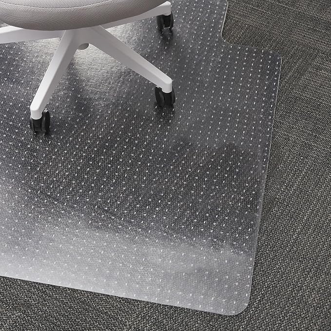 Staples Office Chair Mat, Flat-Pile Carpets, Extended Under-Desk Coverage - Image 2