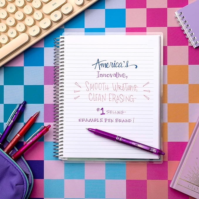 Pilot, FriXion Vibe Clicker Premium Erasable Gel Ink Pens, Find Your DreamGlow - Image 7