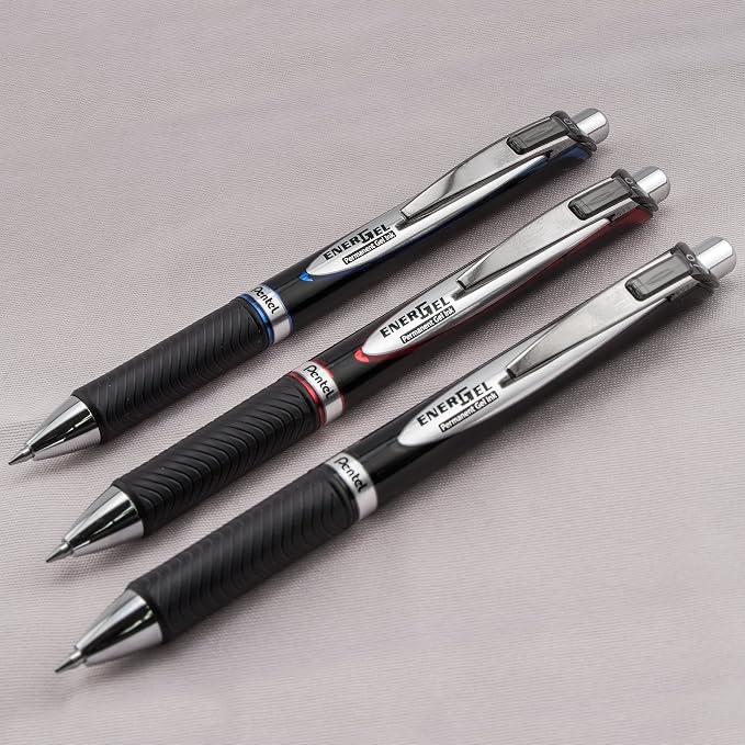Pentel EnerGel PRO Permanent Gel Pen, Medium Line, Archival and Water-Proof - Image 6