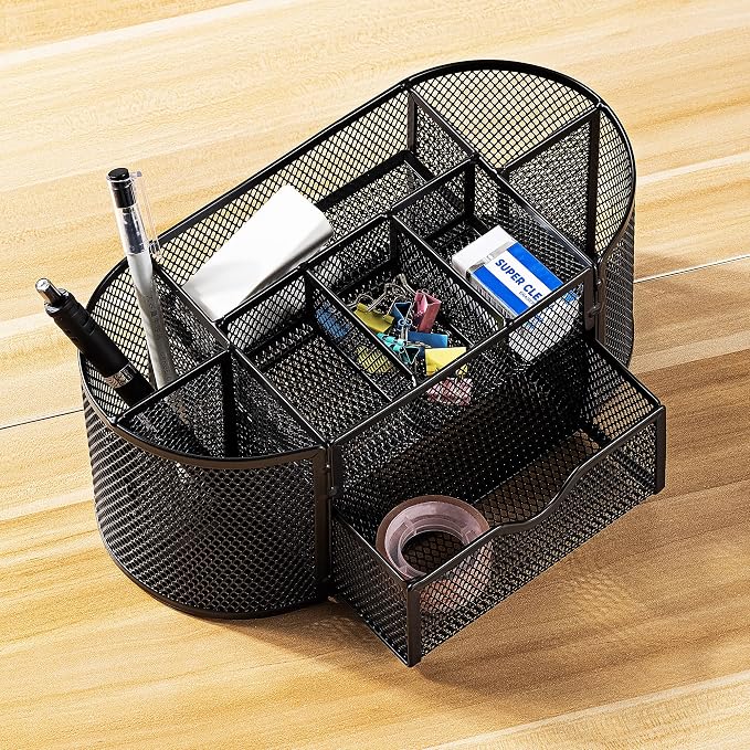 Amazon Basics Mesh Desk Organizer - Image 6