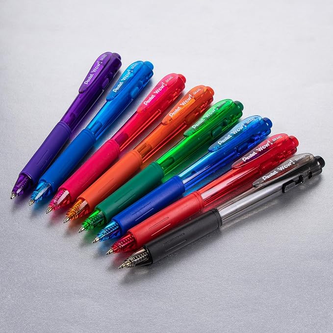 Pentel Wow! Retractable Ballpoint Pen, Medium Line - Image 6