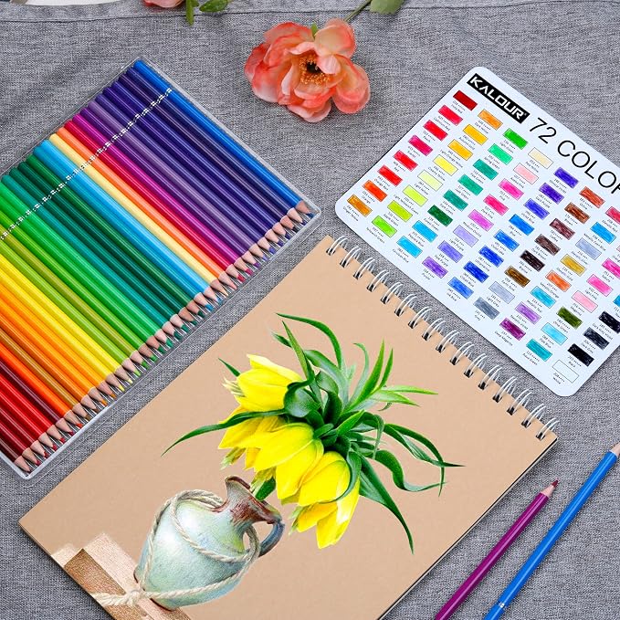 KALOUR 72 Count Colored Pencils - Image 2