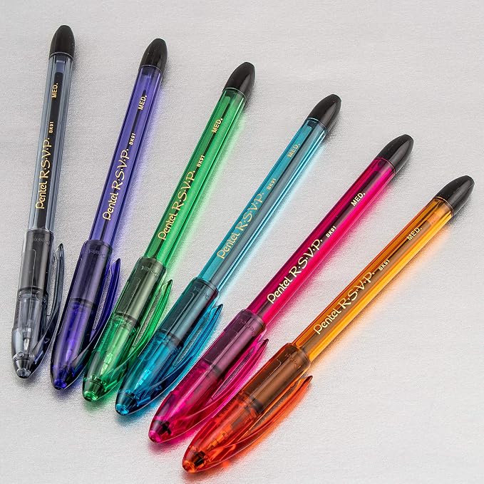 Pentel RSVP Razzle-Dazzle Ballpoint Pen, Medium Line - Image 4