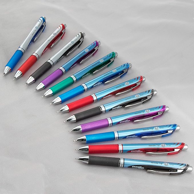 Pentel EnerGel RTX Retractable Liquid Gel Pen, Needle Tip, Extra Fine Line - Image 5