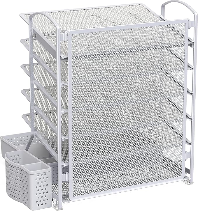 Simple Houseware 6-Tier Desk Document File Tray Organizer - Image 5