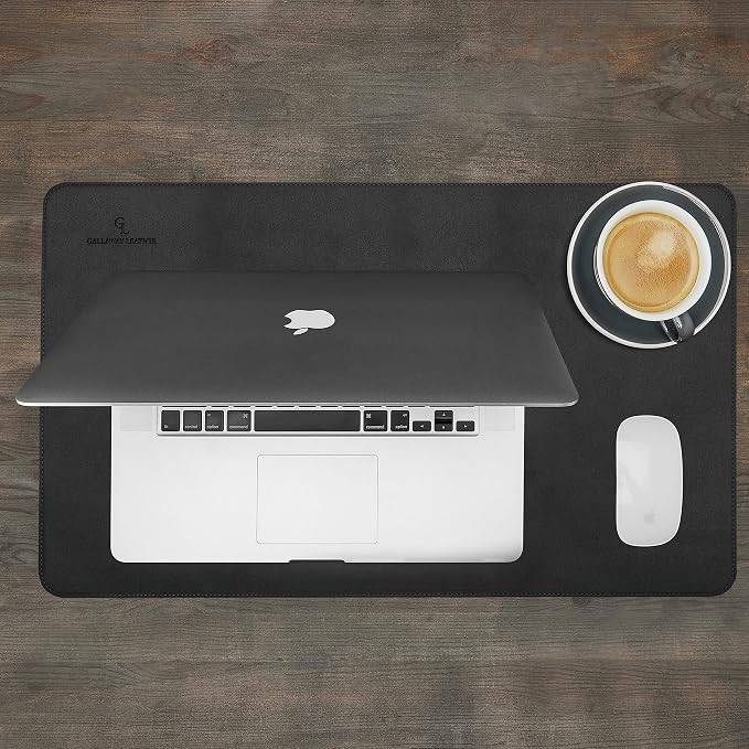 Gallaway Leather Desk Mat, Desk Writing Pad - Image 7