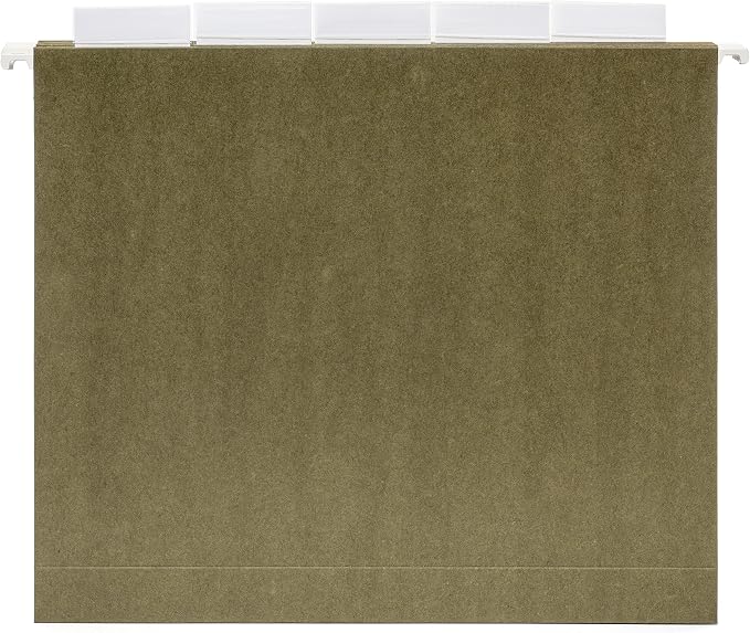 Blue Summit Supplies 25 Extra Capacity Hanging File Folders, Letter Size 2” | - Image 4